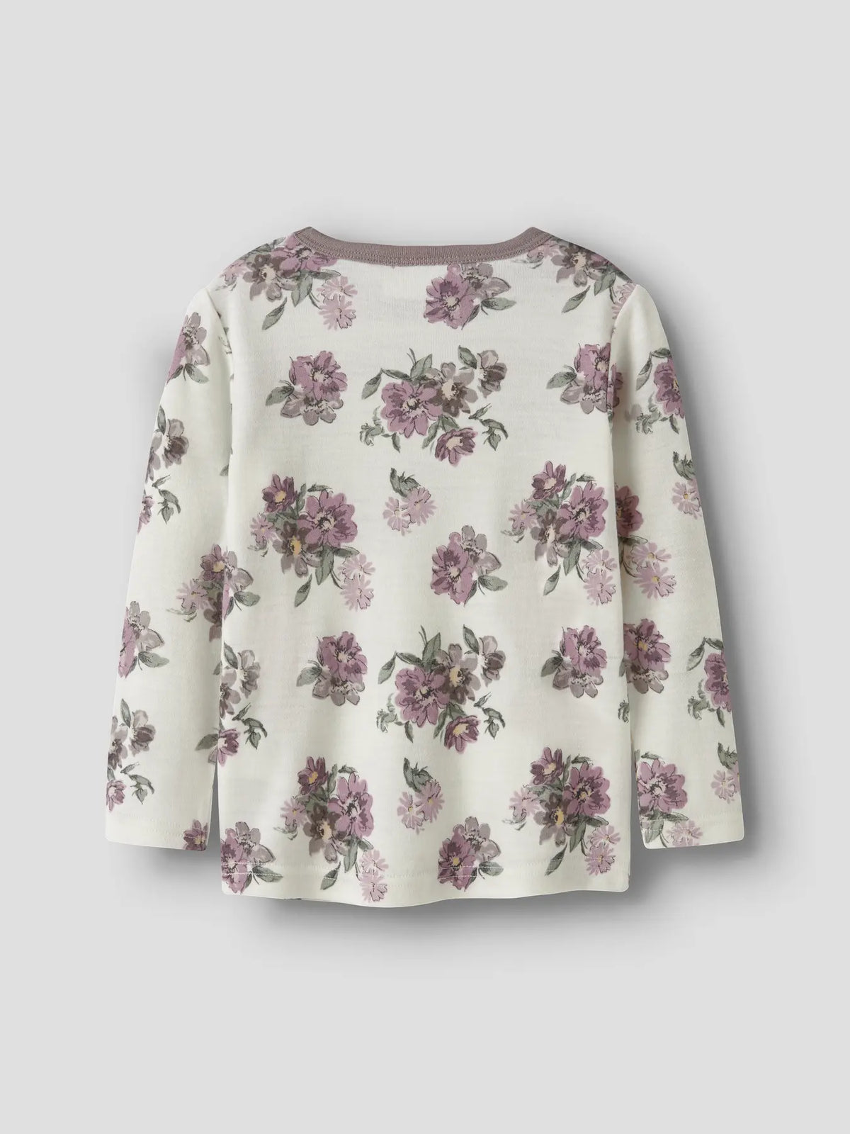 Name it - Ulltrøye «WILLITUS» Mini Snow White Blomster