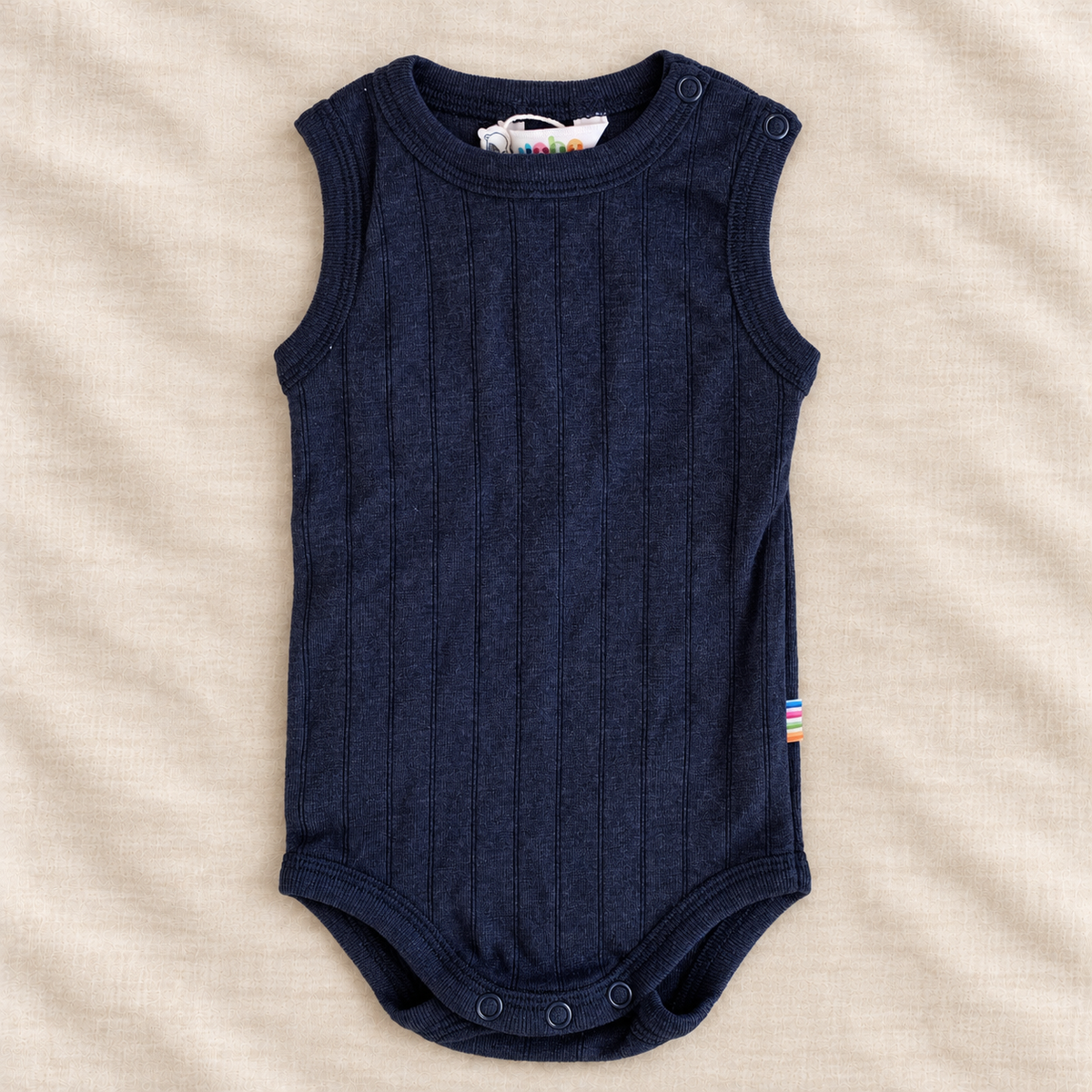 Joha - Body uten ermer i ull/silke Navy