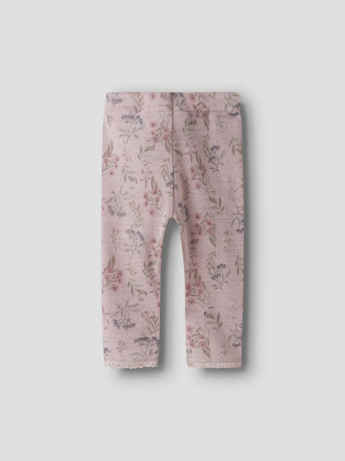 Name it - Leggings "WANG" Baby Violet Ice Blomster