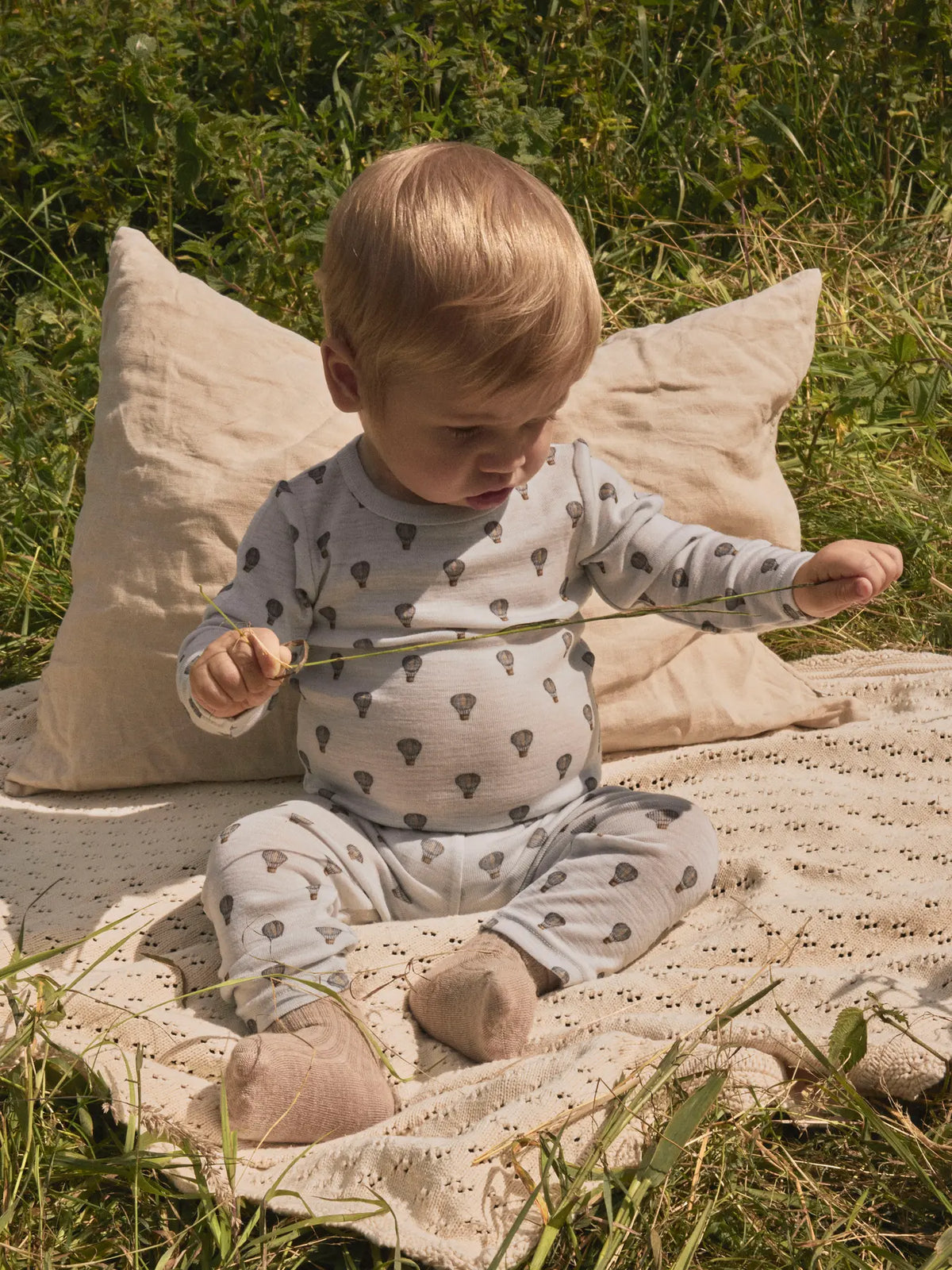 Lil`Atelier - Ulleggings "Noel" Baby Oyster Mushroom Airballoon