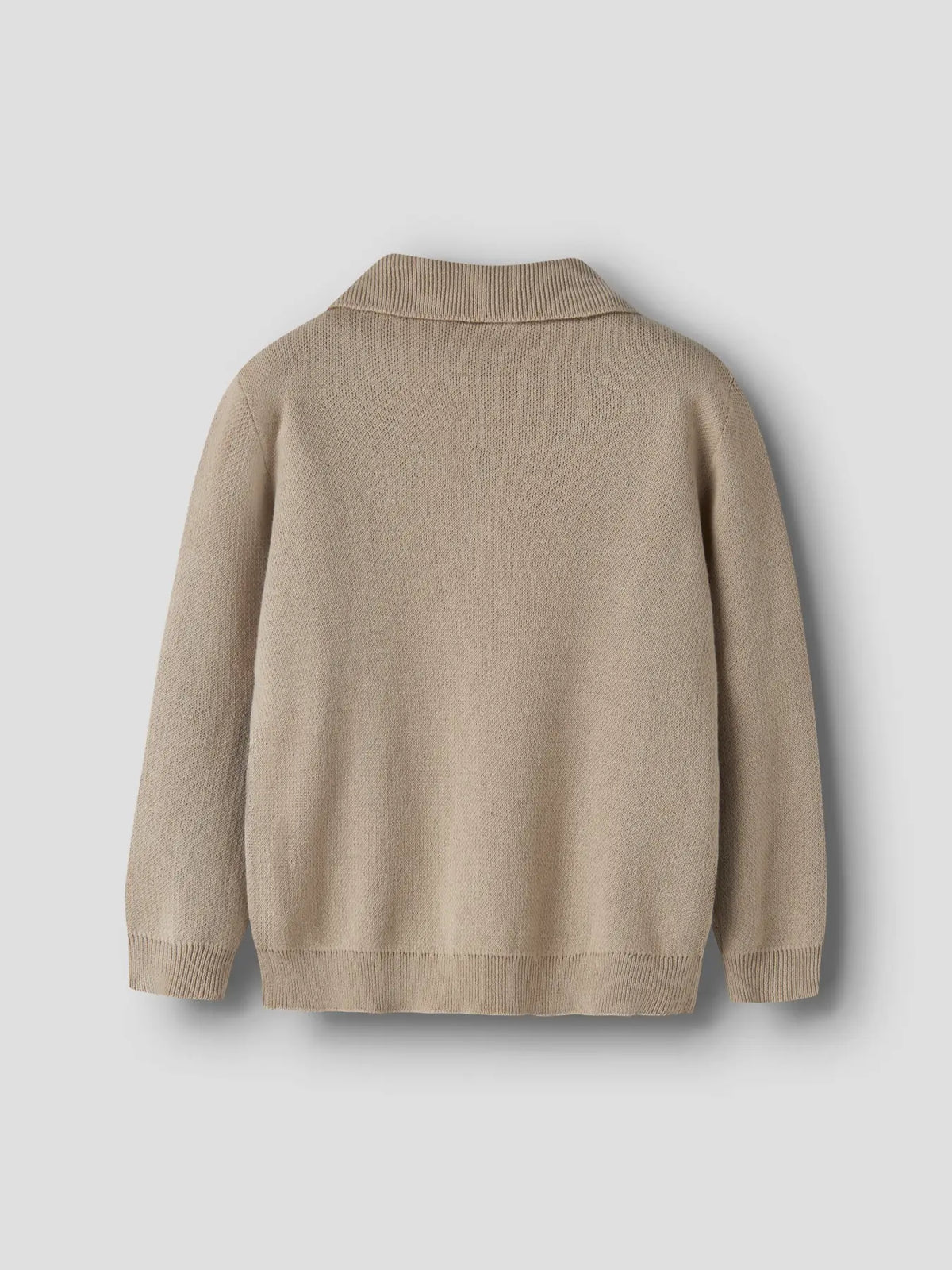 Lil`Atelier strikket polo RONAN White Pepper