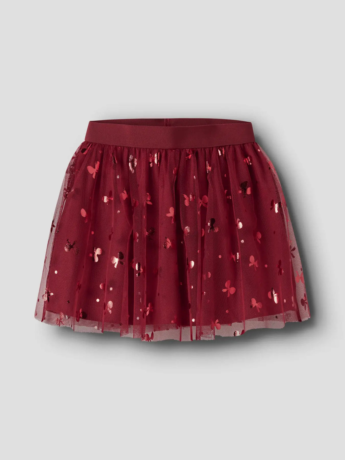 Name it tyllskjørt ROSALLY Red Dahlia, sett bakfra