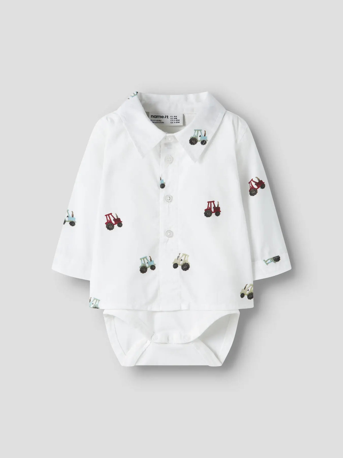 Name it - Bodyskjorte "RACTOR" Baby Bright White