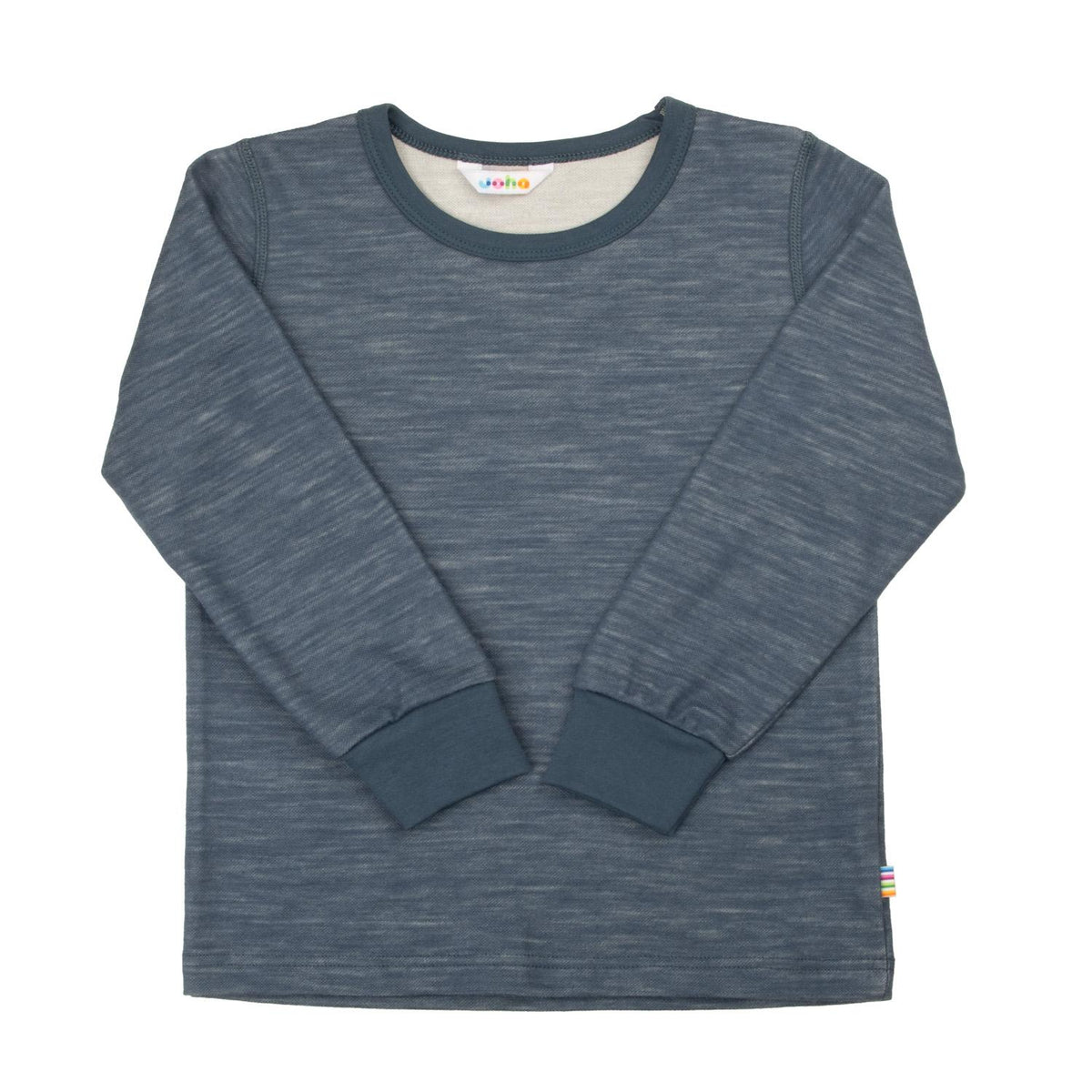 Joha - Ulltrøye m. bambus innerst "Propeller" Kids Blue