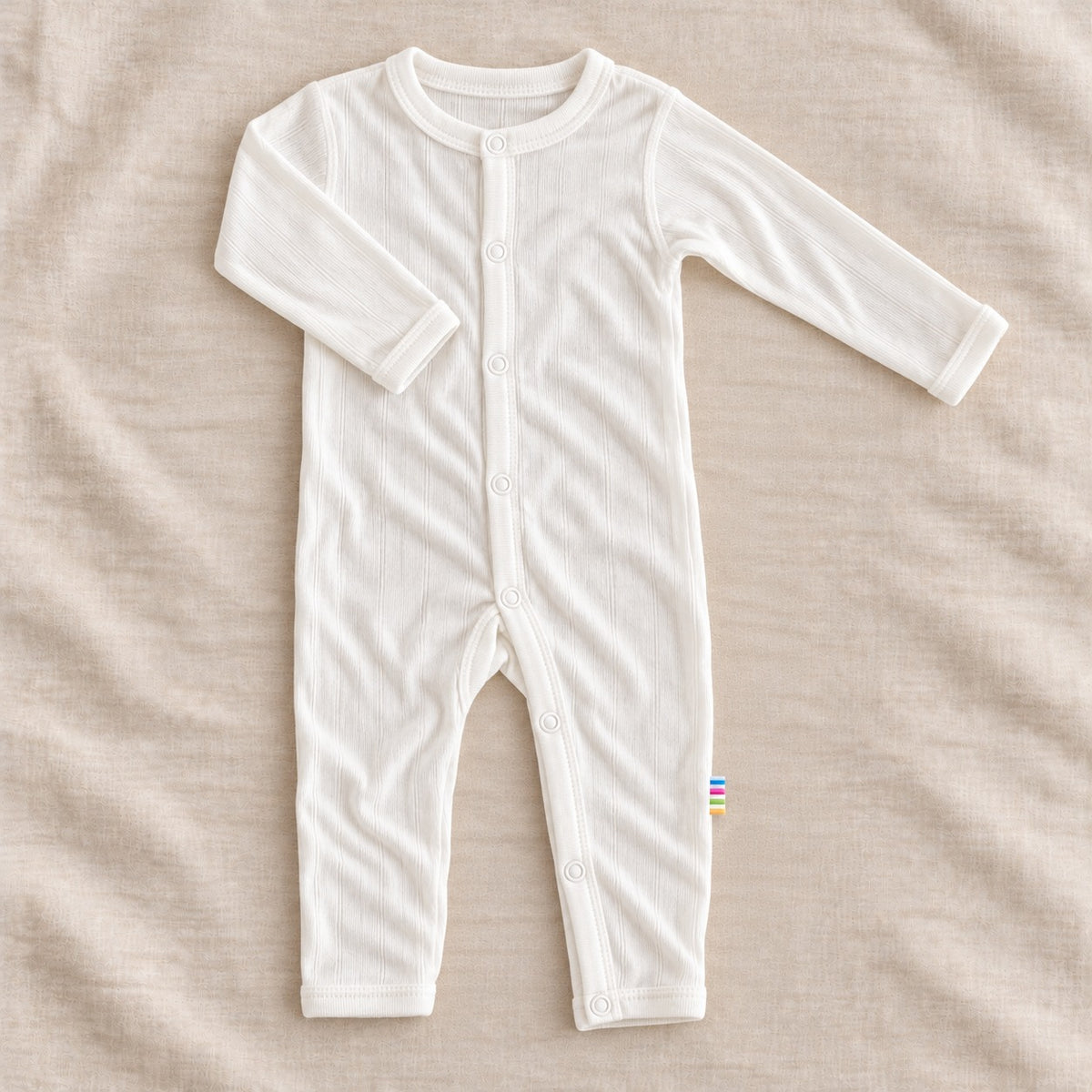 Joha heldrakt i ull/silke off-white, sett forfra