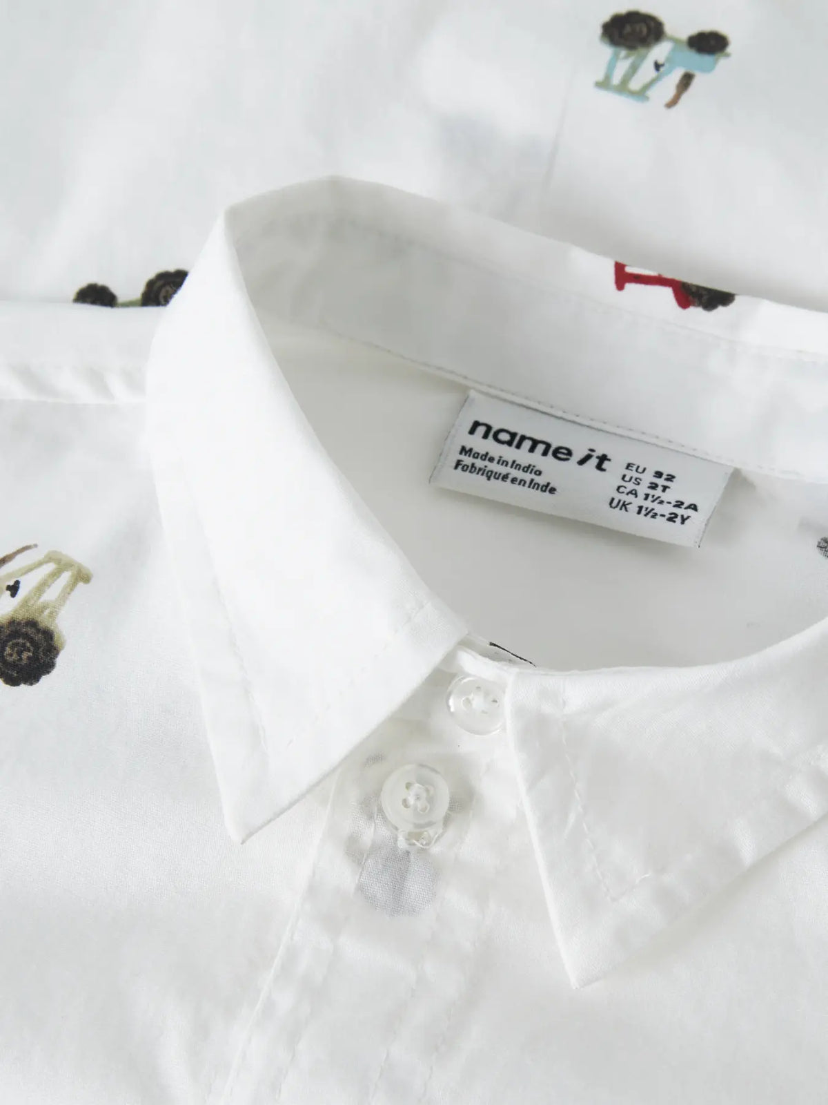 Name it - Skjorte "RACTOR" Mini Bright White