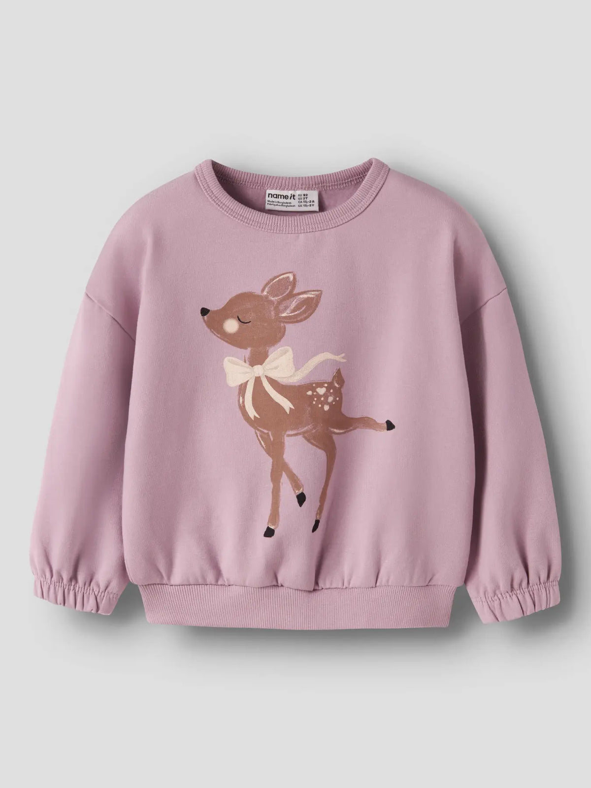 Name it genser RYFIE Mauve Shadows, sett bakfra