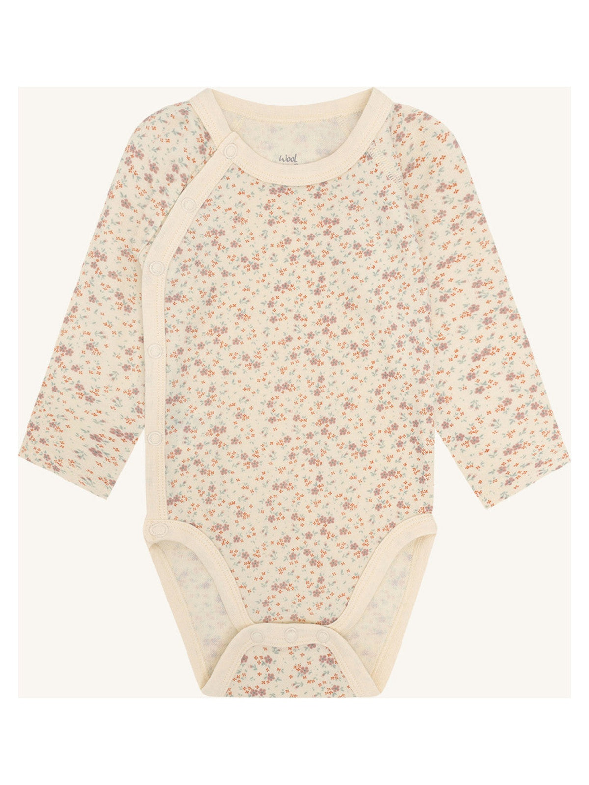 Hust and Claire - Fold-over body i ull/bambus Tiny Off White