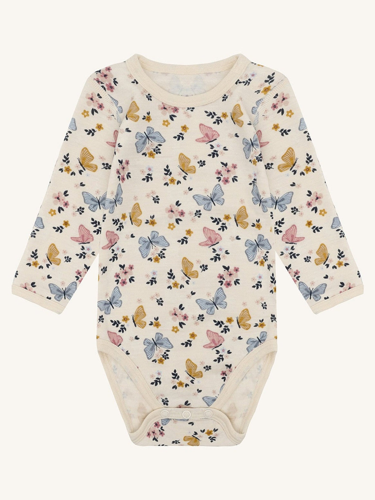 Hust and Claire - Body i merinoull "Butterfly" Off White