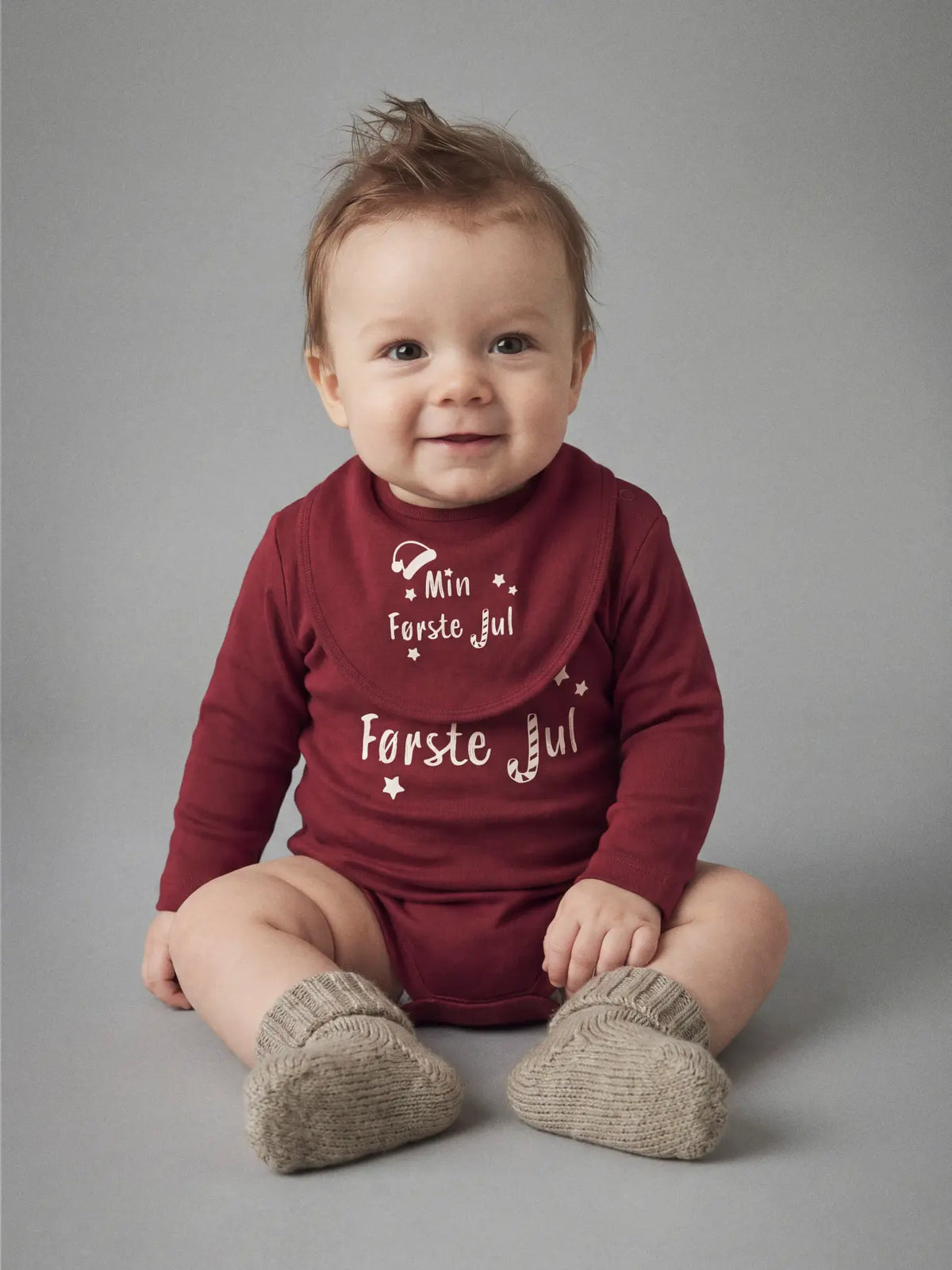 Name it body RAJUL Red Dahlia Min Første Jul, helfigur