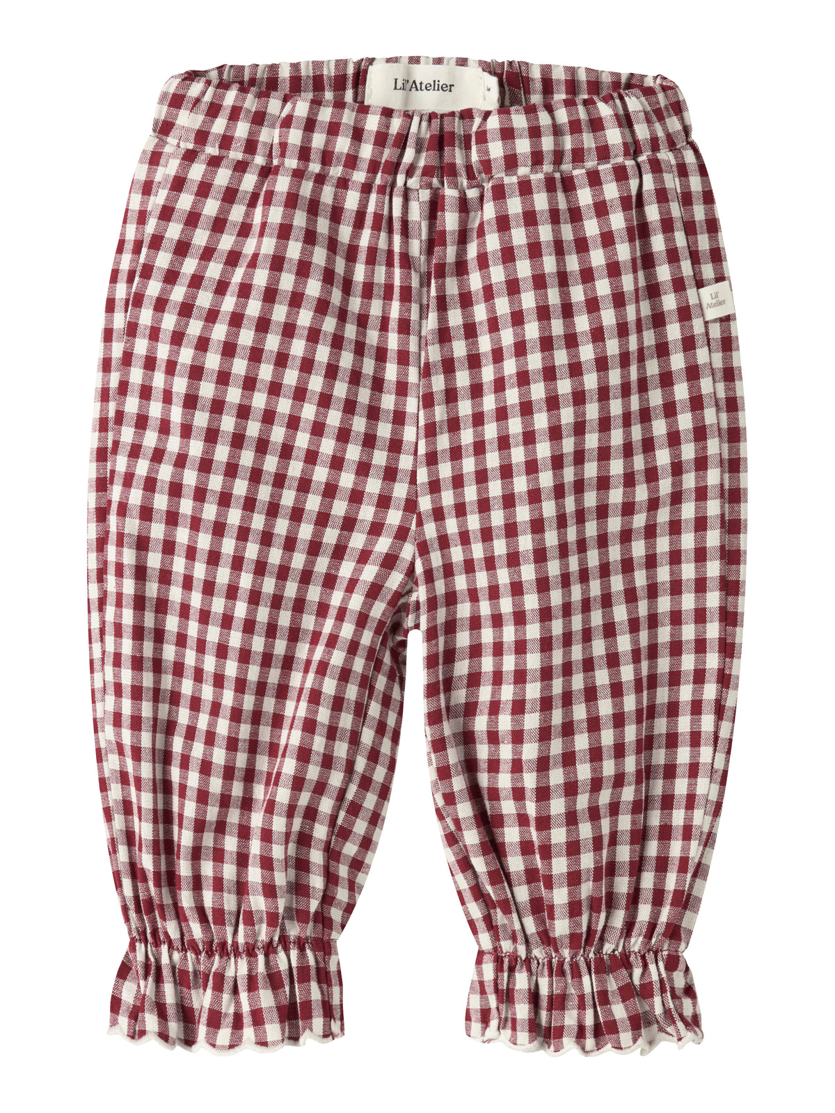 Lil`Atelier bukse FROANNE Biking Red, sett forfra