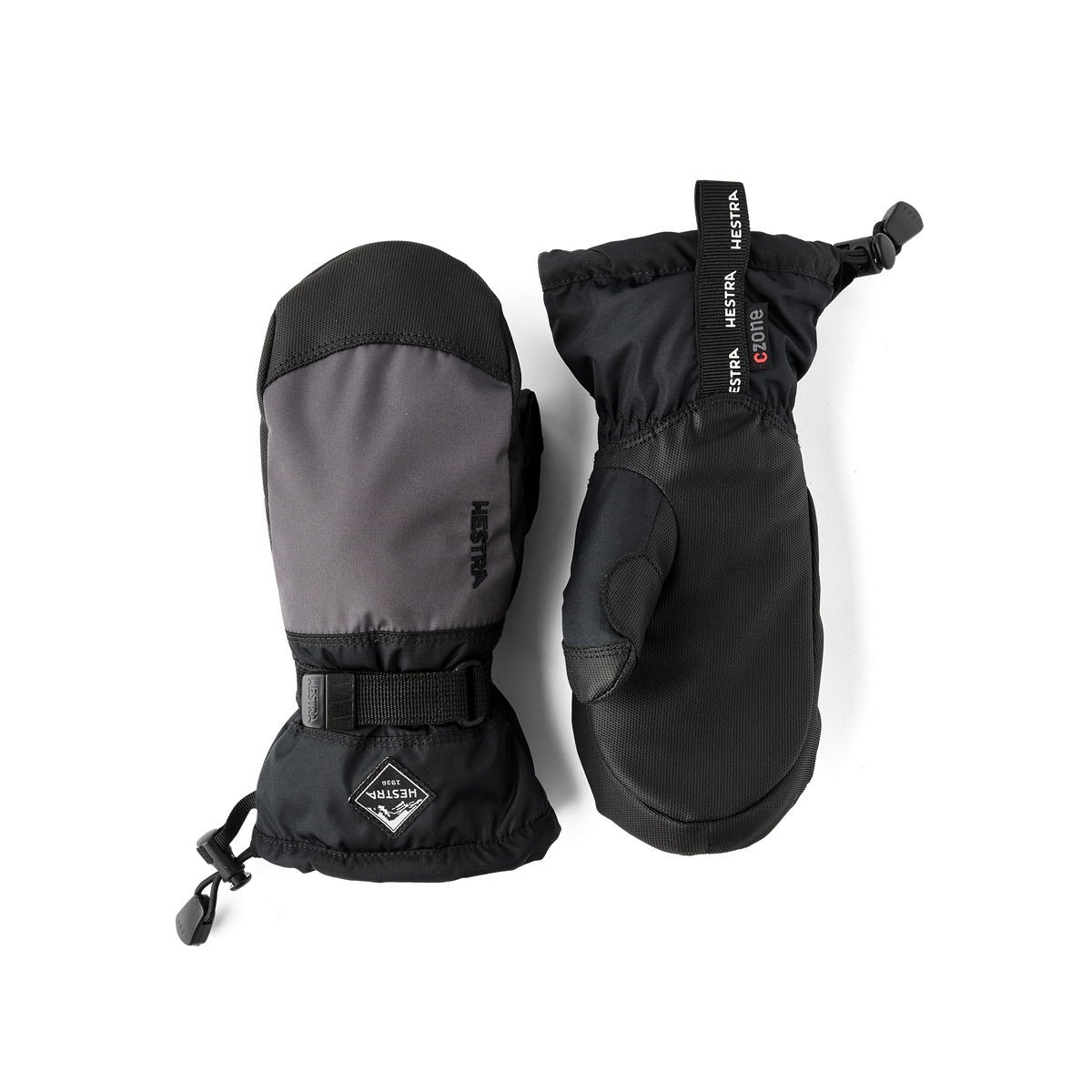 Hestra Vintervotter «Gauntlet CZone Jr» Graphite/Black