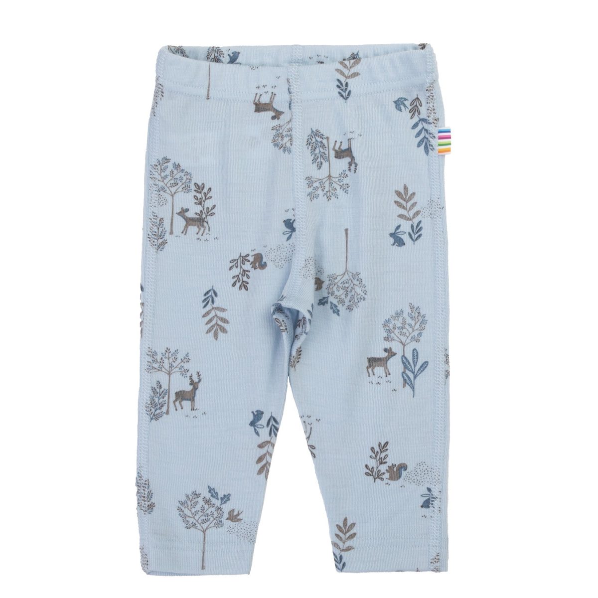 Joha - Leggings i ull/silke «Deer» Blå