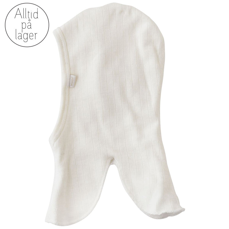 Joha - Balaclava i dobbelt lag ull Off-white