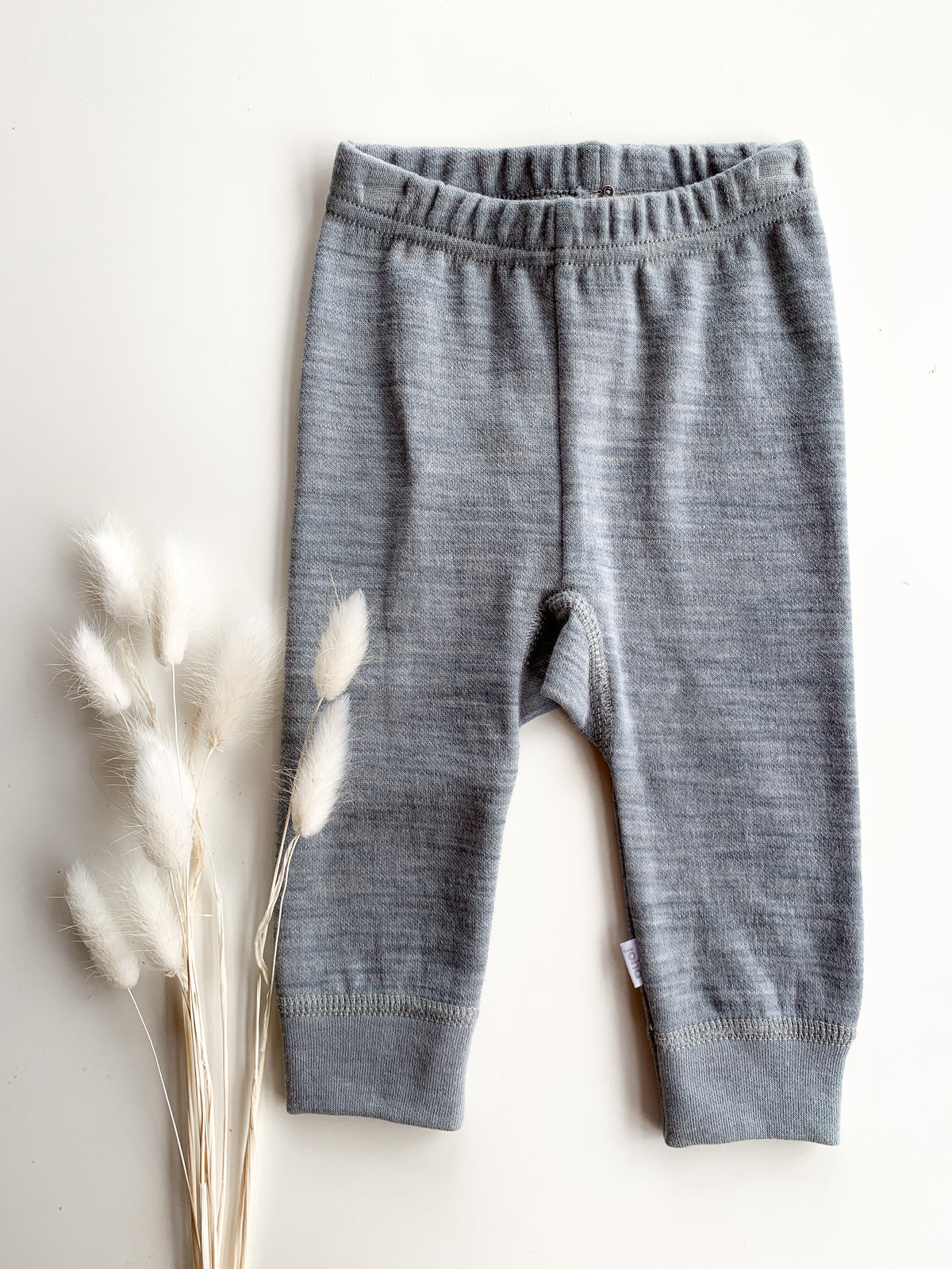 Joha - Leggings i ull/bomull Grå