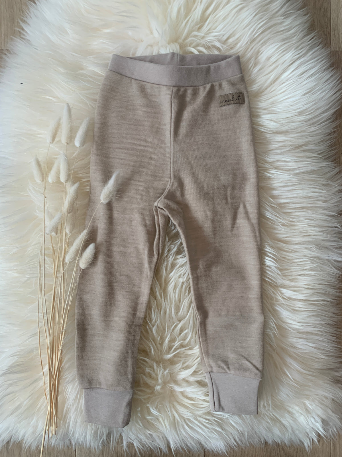 Need It - Leggings i ull/bambus "Digg" Sand