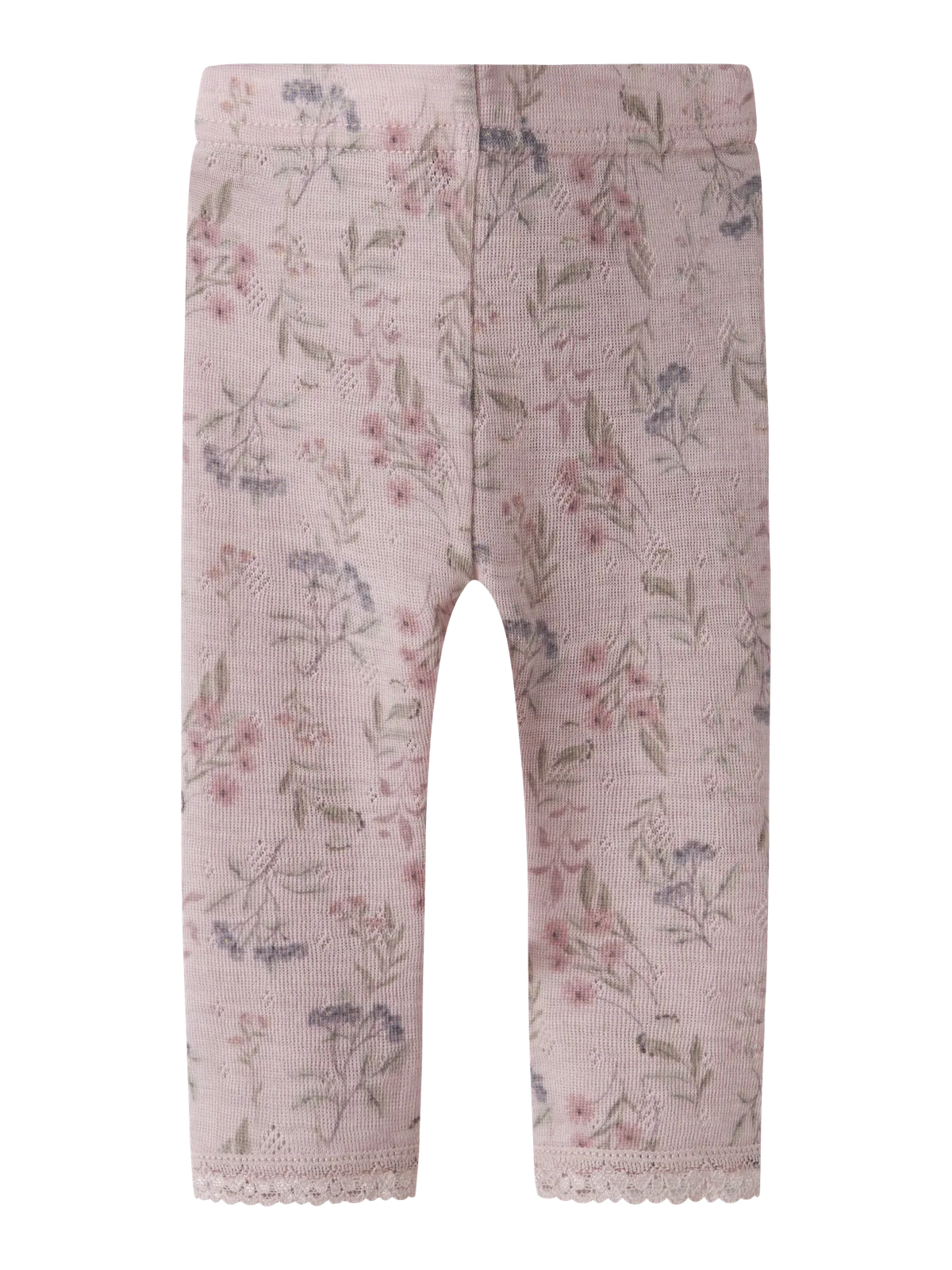 Name it - Leggings "WANG" Baby Violet Ice Blomster
