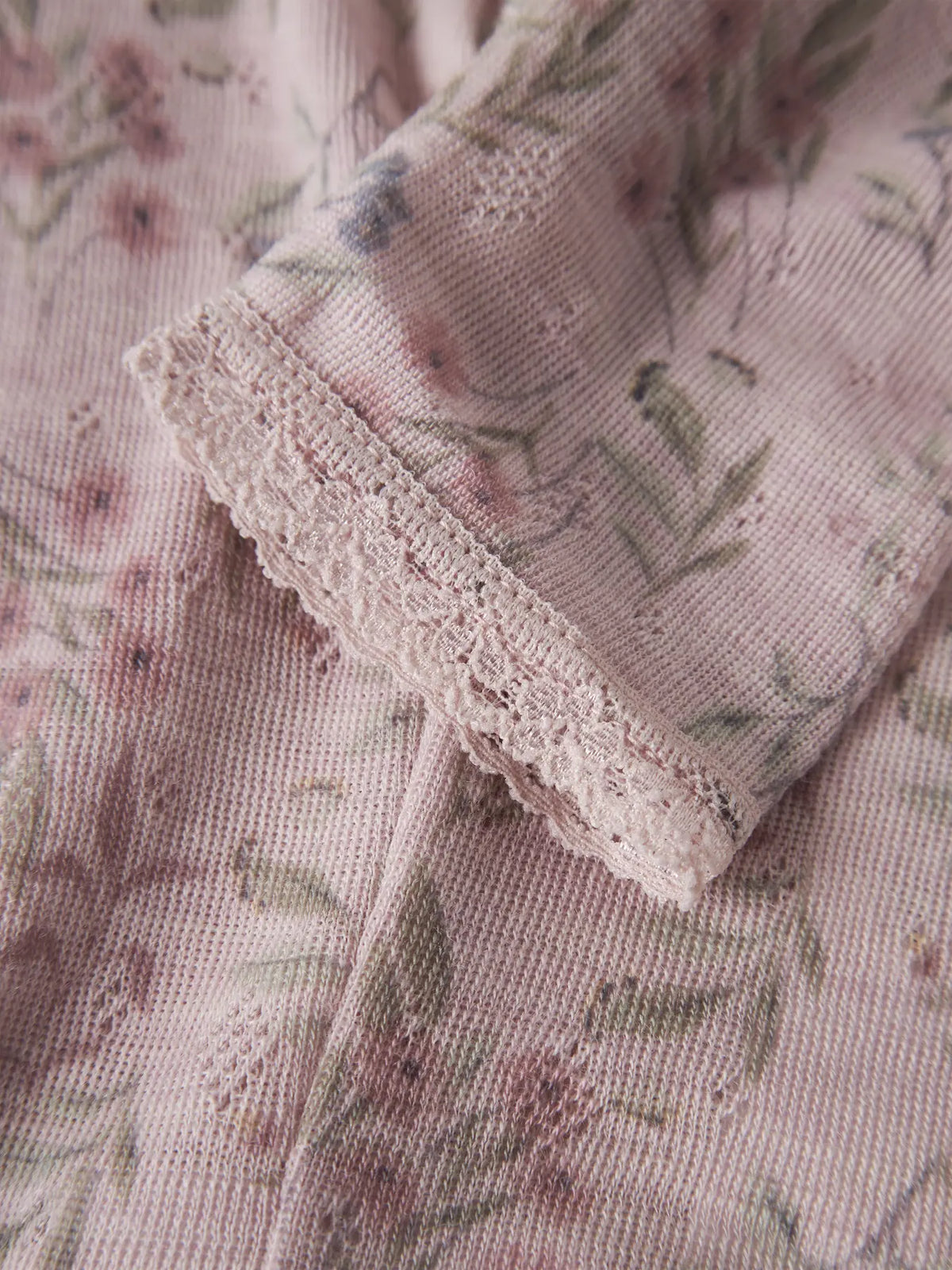 Name it - Leggings "WANG" Baby Violet Ice Blomster
