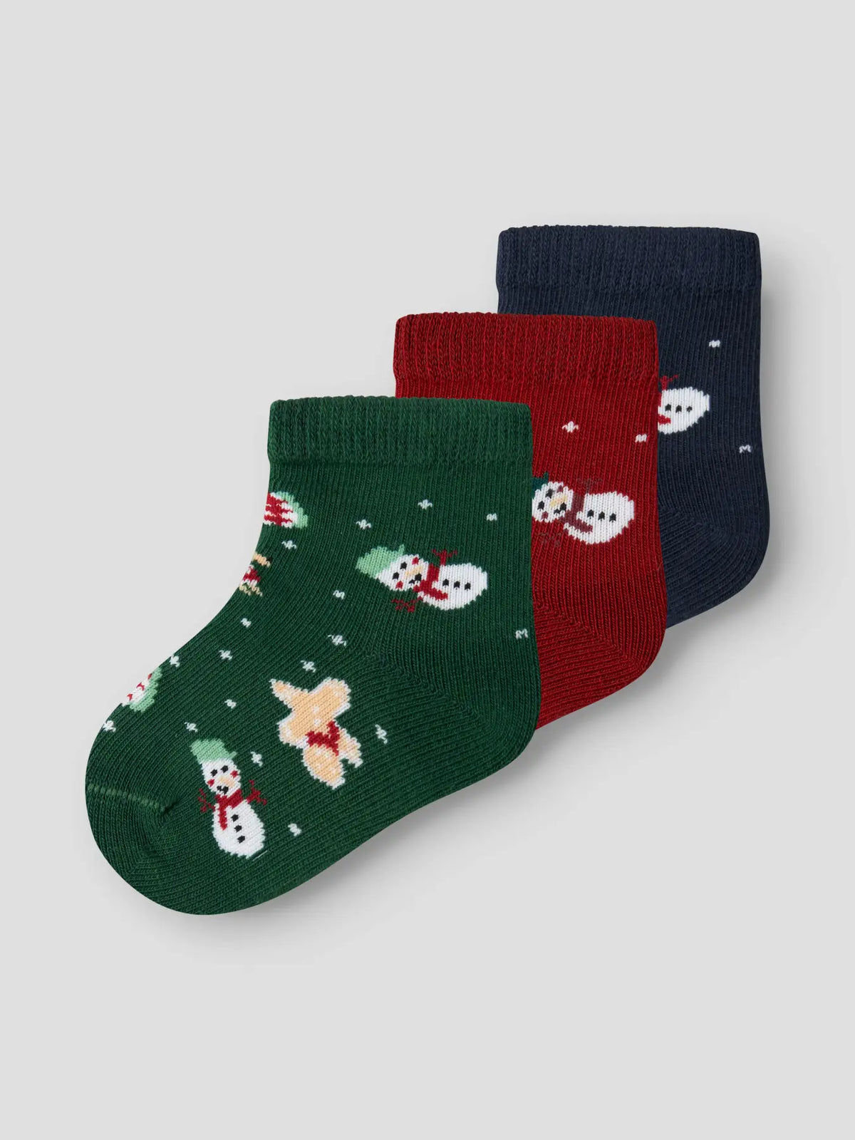 Name it julesokker VISMAS 3-pk, rød sokk