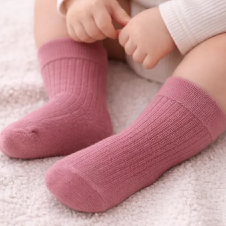 Need it - 3pk ullsokker i merinoull Fin rosa str. 25/27