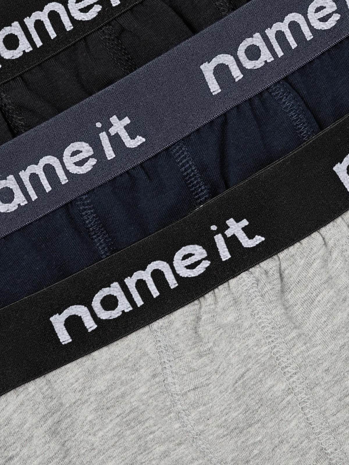 Name it boksershorts 3-pk Black, farger