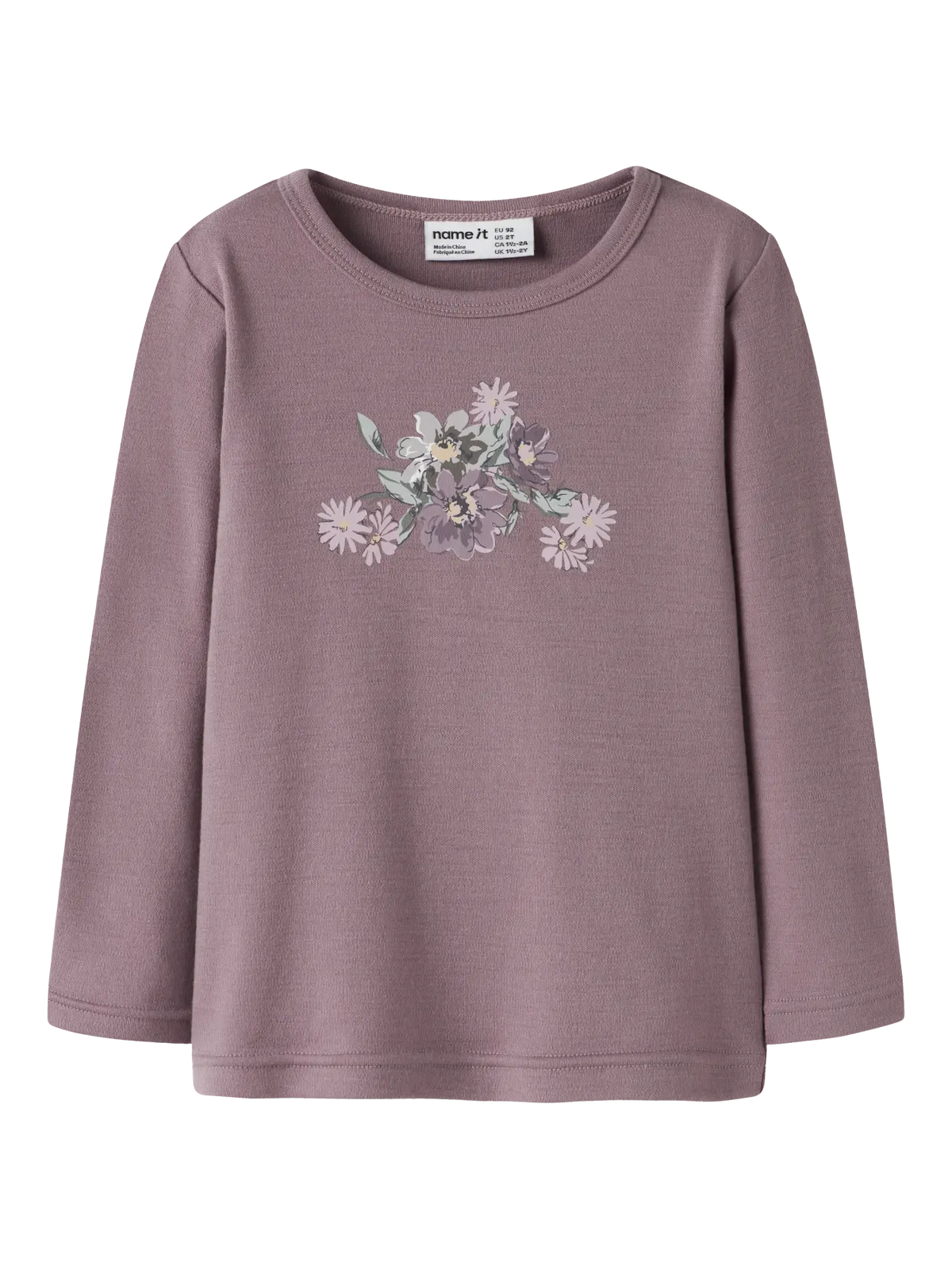 Name it Ulltrøye WILLITUS Mini Toadstool Blomster
