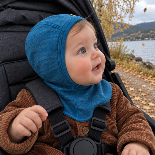 Need it - Balaclava i ull/bambus "Digg" Klar Blå