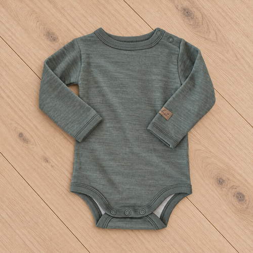 Need It - Body i ull/bambus "Digg" Skjønn Grønn