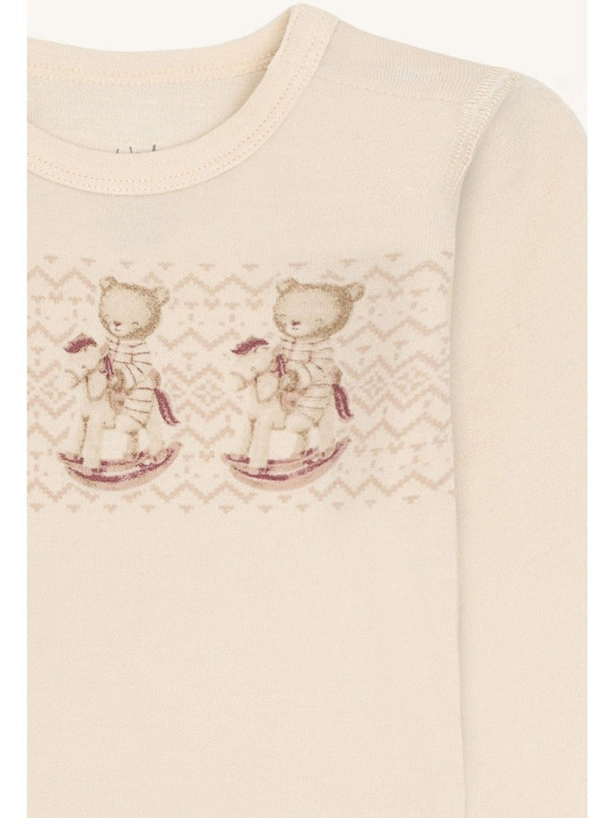 Hust and Claire - Body i ull/bambus "Teddy" Off White