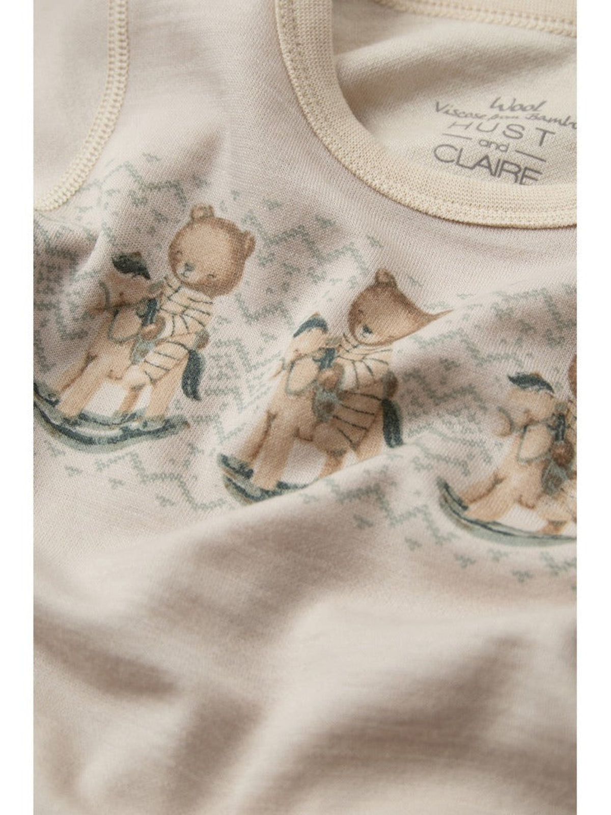 Hust and Claire - Body i ull/bambus "Teddy" French Oak