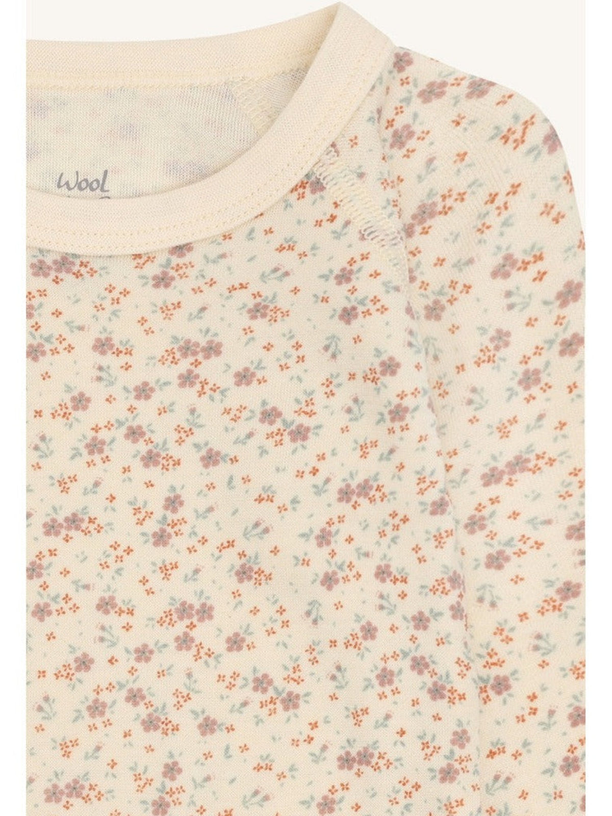 Hust and Claire - Fold-over body i ull/bambus "Tiny" Off White
