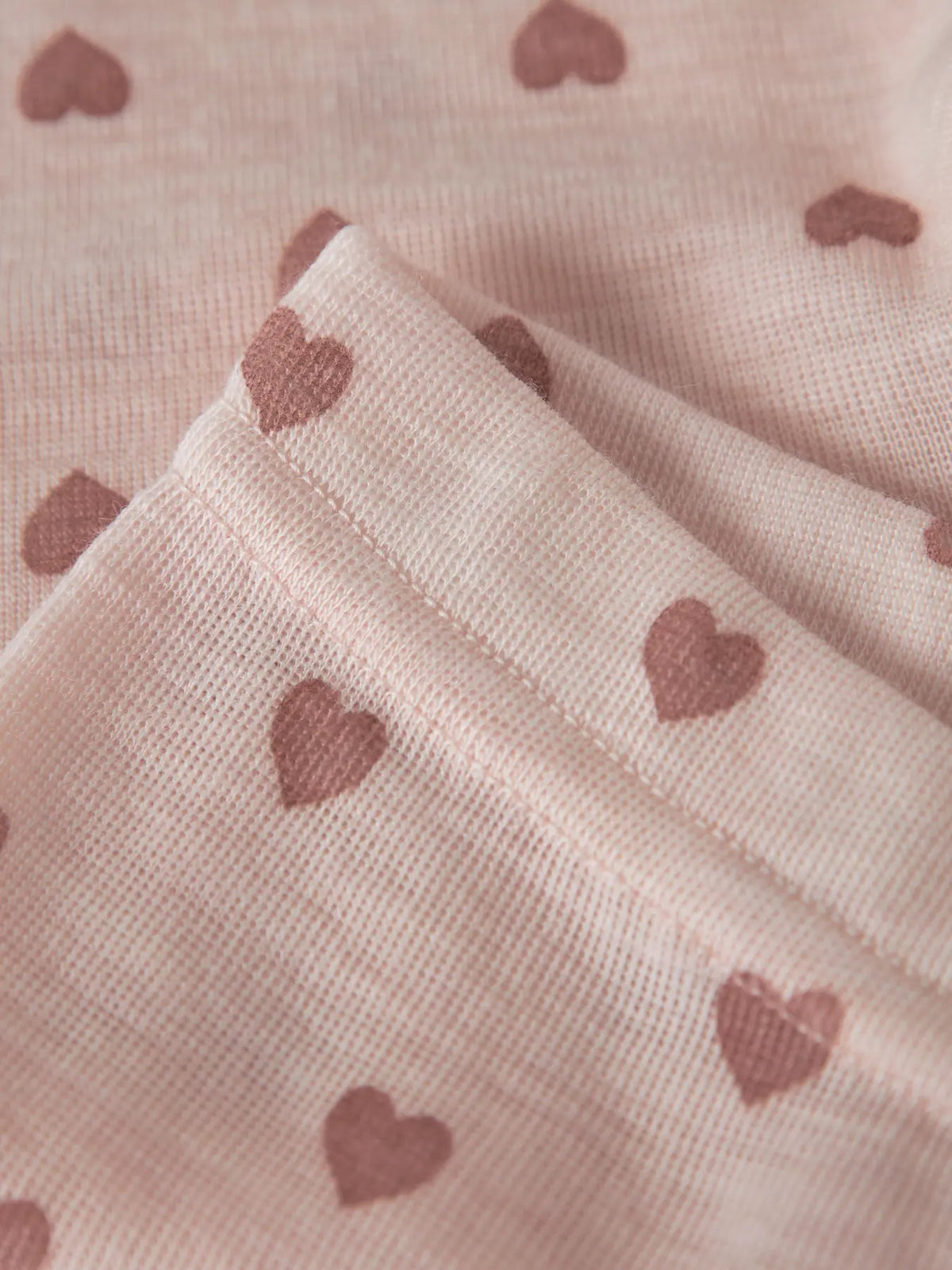 Lil`Atelier - Ulleggings "Noel" Baby Morganite Hearts
