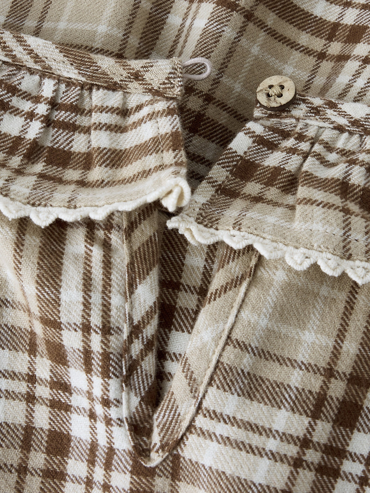Lil`Atelier kjole RENRIK White Pepper, detalj krage